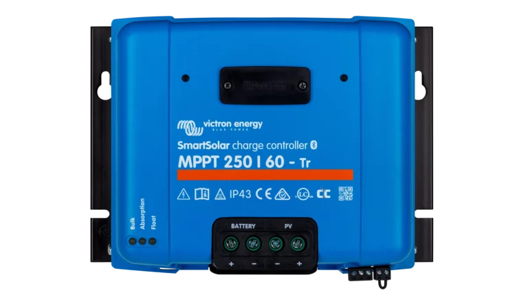 High quality photo of the Victron - SCC125060221 - SmartSolar MPPT VE.Direct Charge Controller-150V 70A - Top View. Photographed by Current Connected