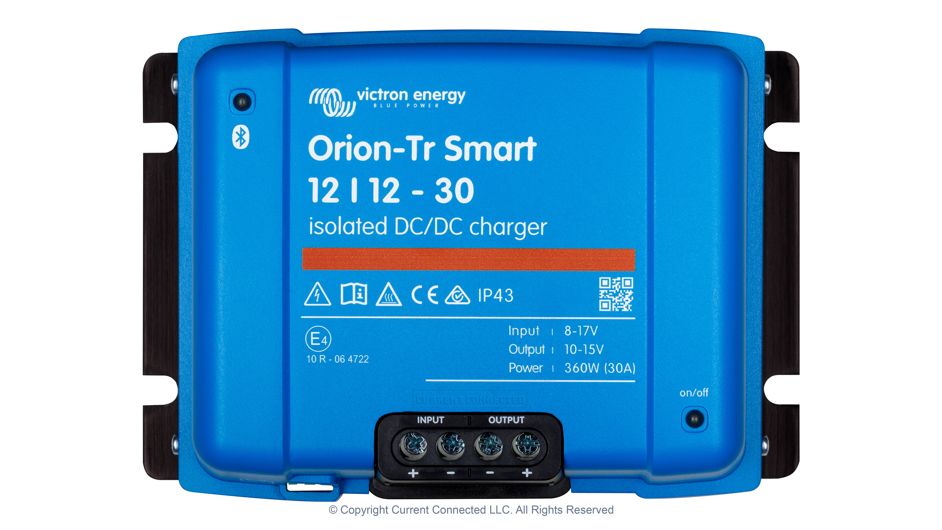 Victron - ORI121236120 - Orion-TR Smart Isolated DC-DC Battery Charger - 12v 12v-30a - Top View High quality photo of the Victron - ORI121236120 - Orion-TR Smart Isolated DC-DC Battery Charger - 12v 12v-30a - Top View. Photographed by Current Connected