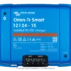 High quality photo of the Victron - ORI122436120 - Orion-TR Smart Isolated DC-DC Battery Charger - 12v 24v-15a - Top View. Photographed by Current Connected