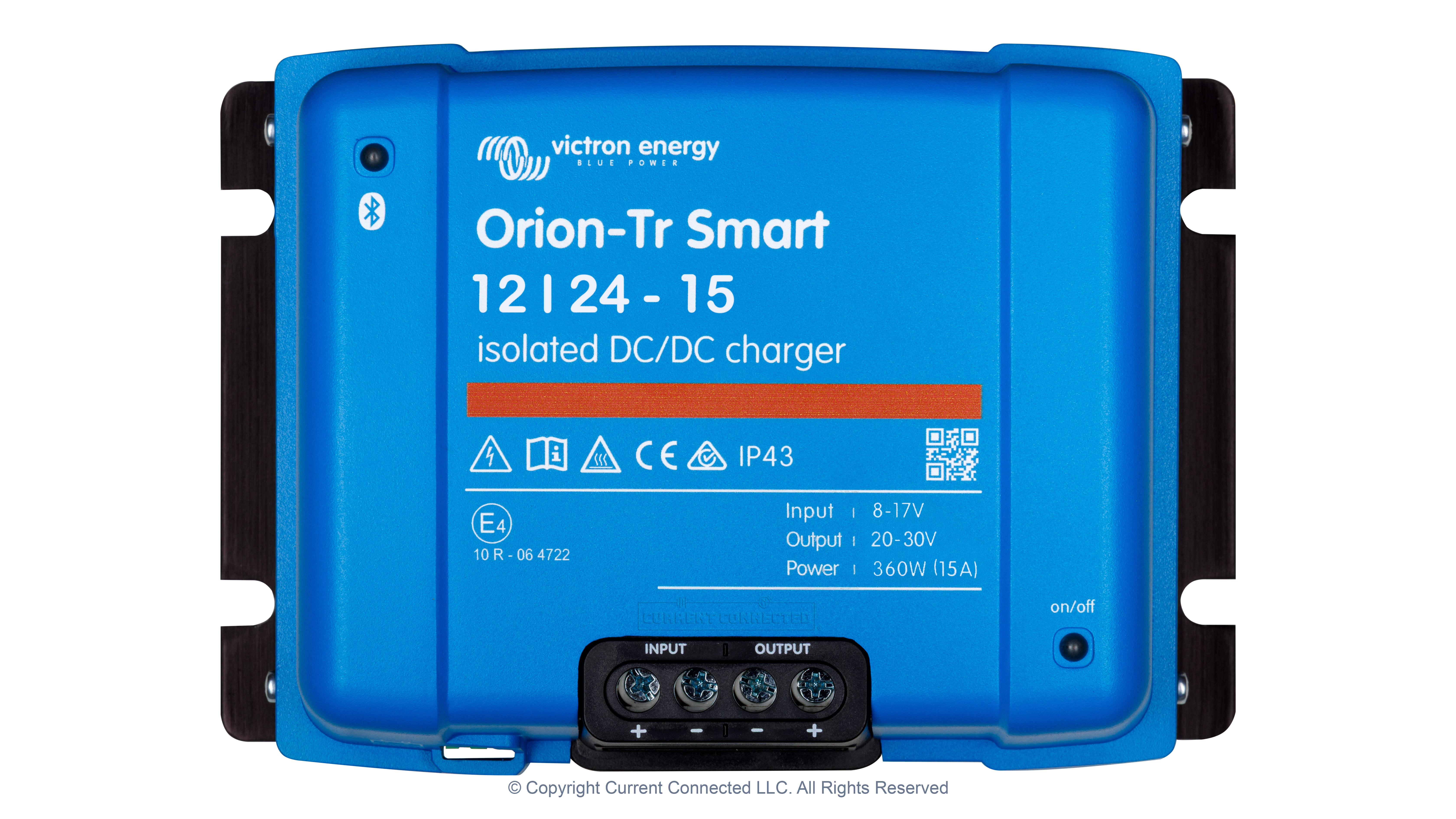 Victron - ORI122436120 - Orion-TR Smart Isolated DC-DC Battery Charger - 12v 24v-15a - Top View High quality photo of the Victron - ORI122436120 - Orion-TR Smart Isolated DC-DC Battery Charger - 12v 24v-15a - Top View. Photographed by Current Connected