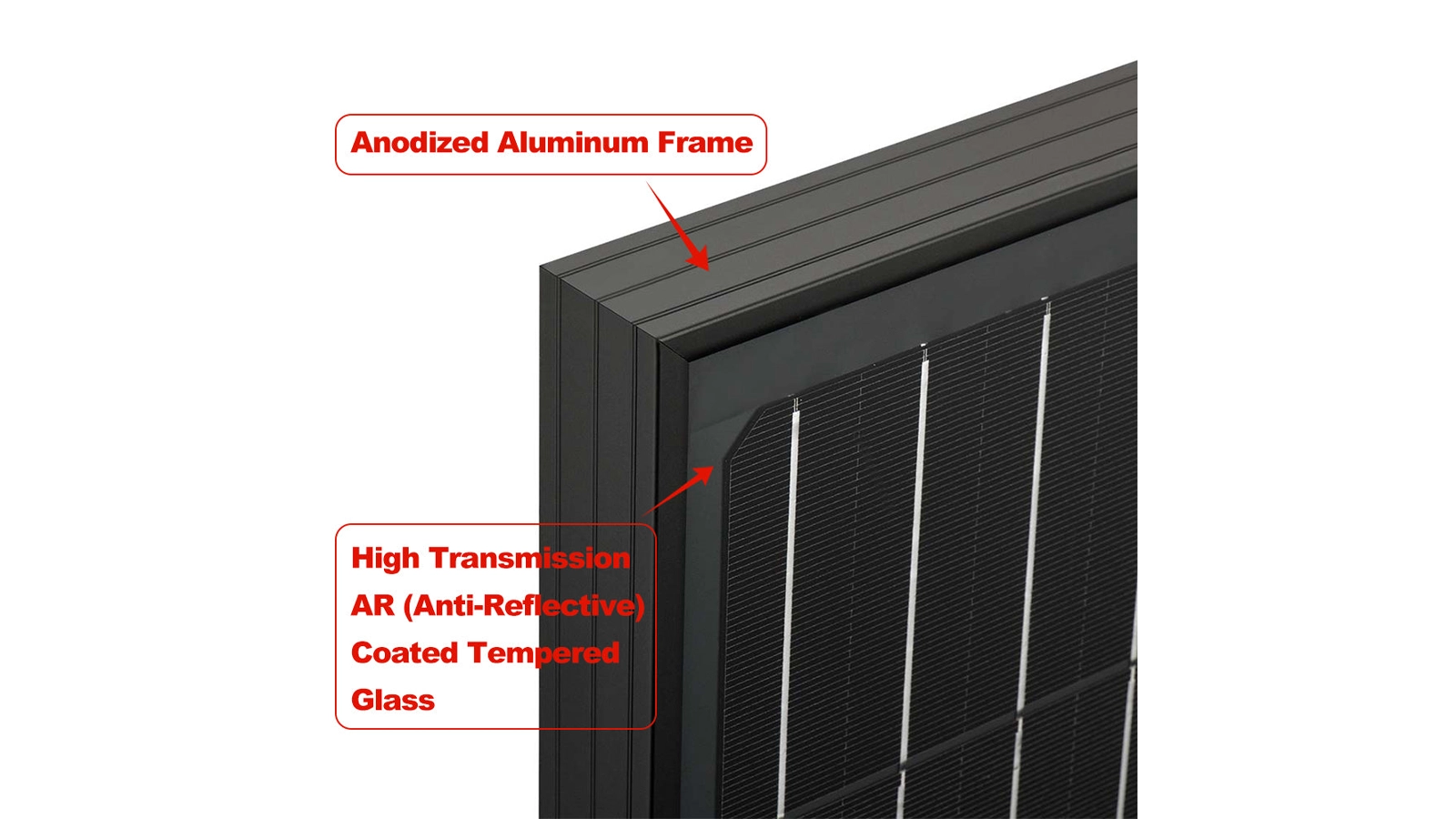 Rich Solar Panel - 100W Mega Mono Black Rich Solar 100 Watt Solar Panels - Mega Mono Black