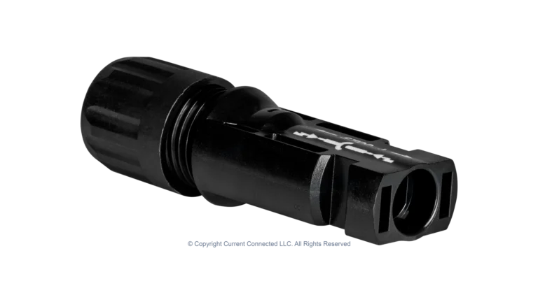 High quality photo of the Staubli - KITMC4-5PK - MC4 Connectors 5 Pack - Socket Connector Angle View photographed by Current Connected