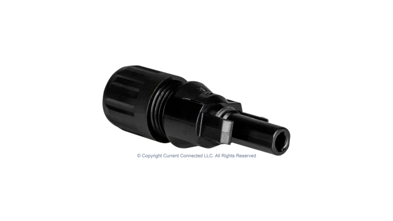 High quality photo of the Staubli - KITMC4-5PK - MC4 Connectors 5 Pack - Prong Connector Angle View photographed by Current Connected