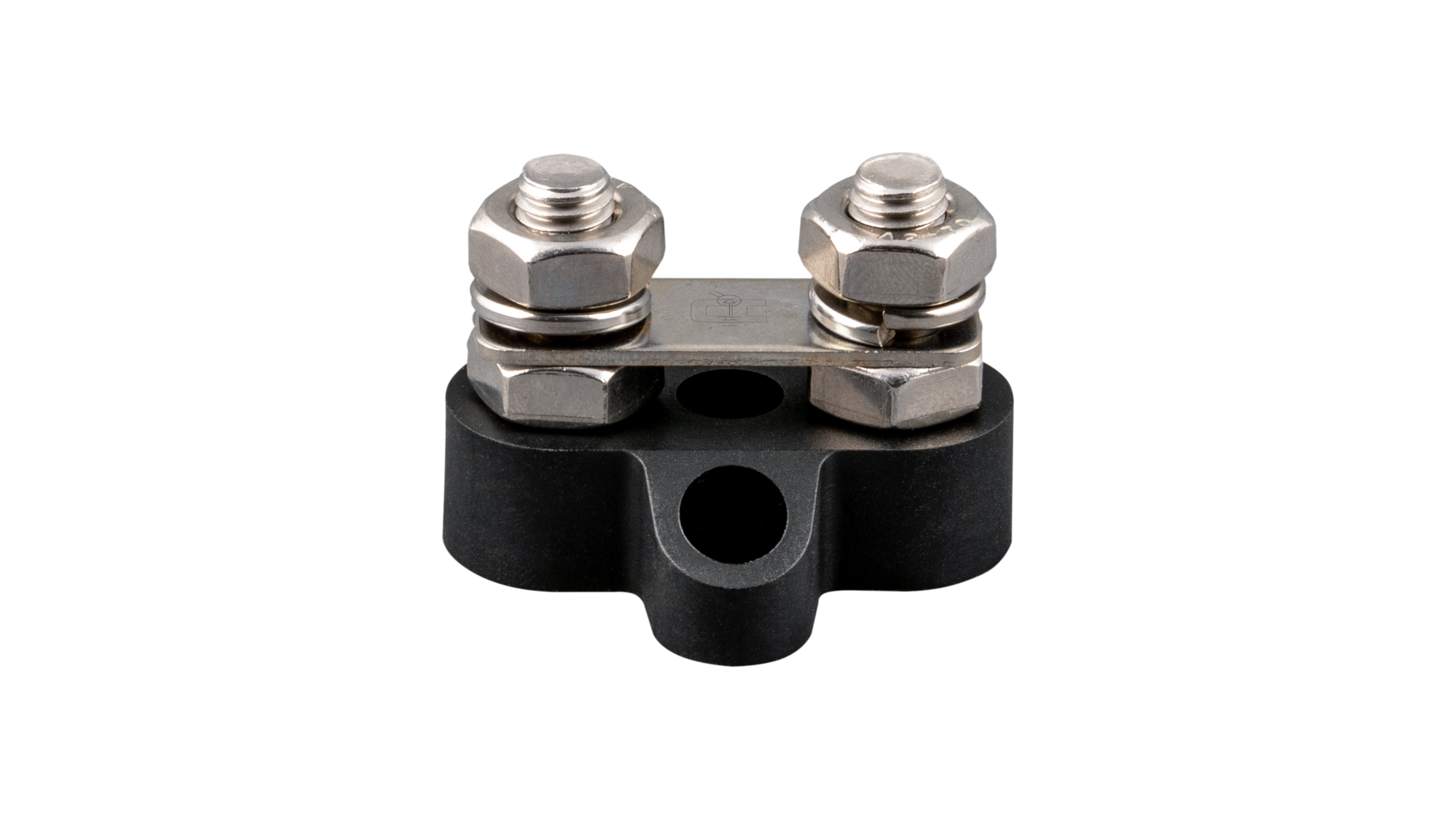 2 Terminal Studs Black Front Victron Dual Terminal Stud - Black