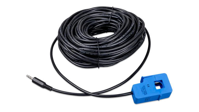 High quality photo of the Victron - CTR110002050 - Current Transformer for MultiPlus-II Plugs - Side View. Photographed by Current Connected