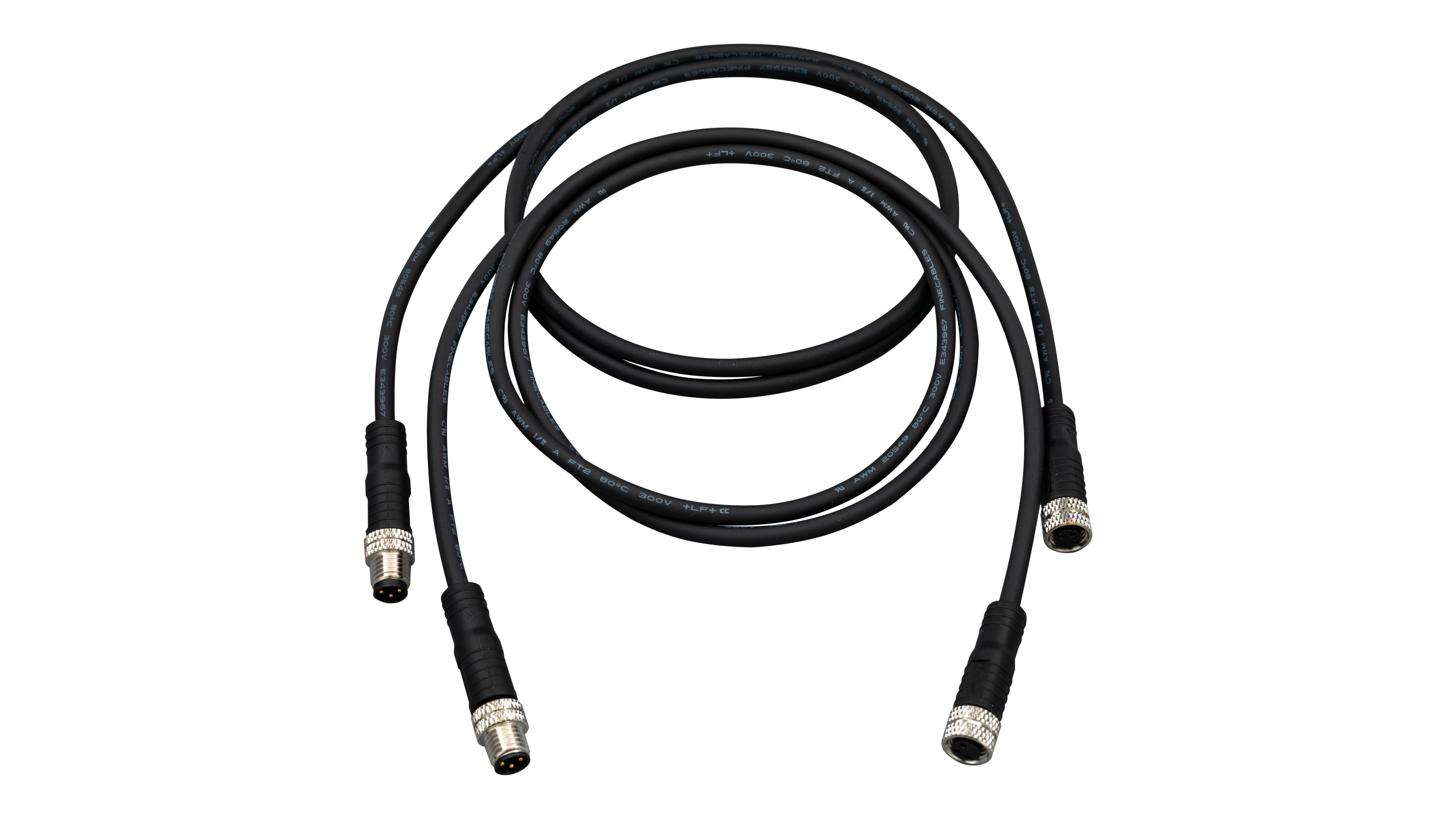 M8 1 Meter Circular Connector Male-Female M8 Circular Connector for Victron Batteries