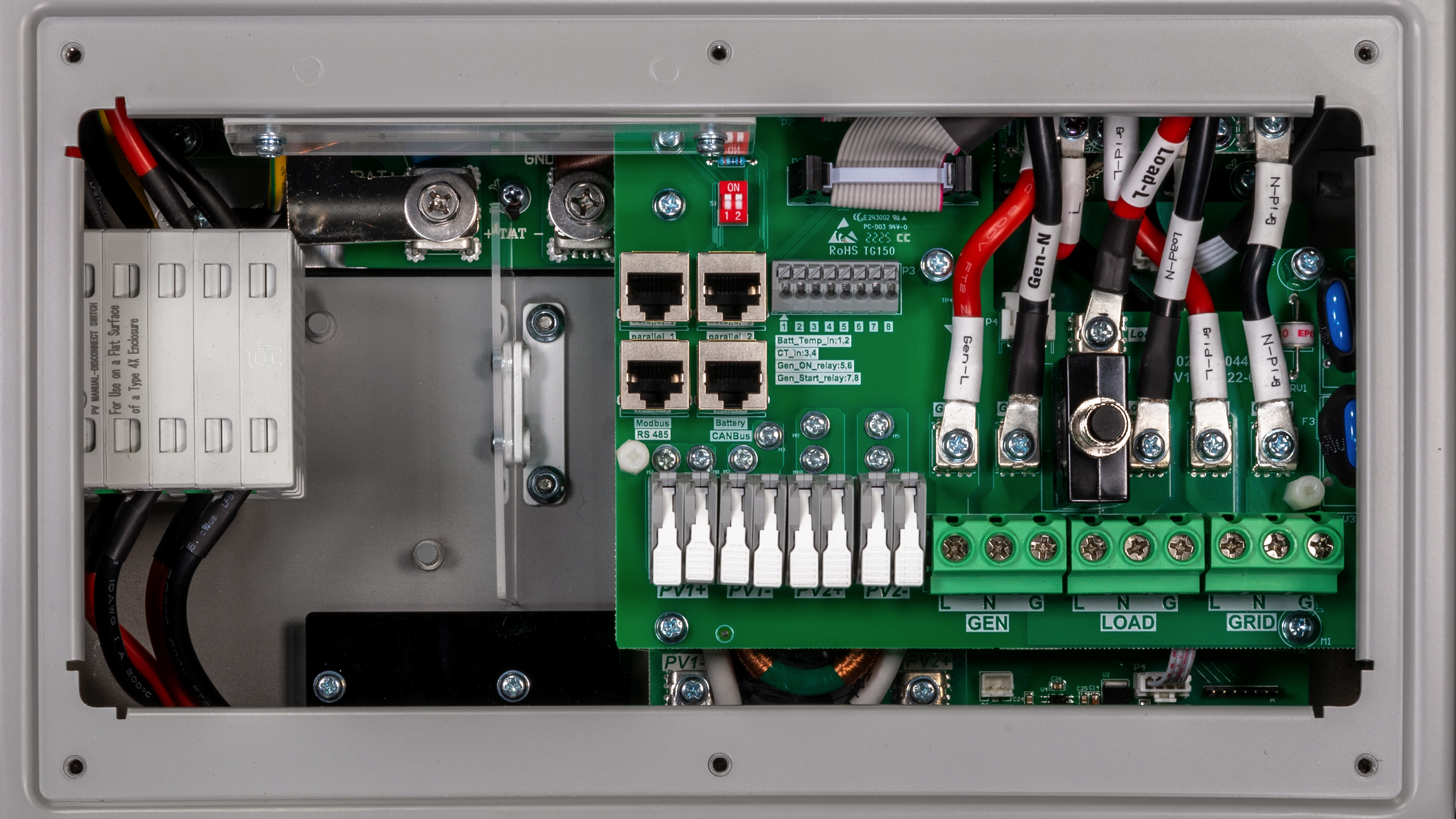 5k Internal Sol-Ark 5K-1P Inverter Internal View