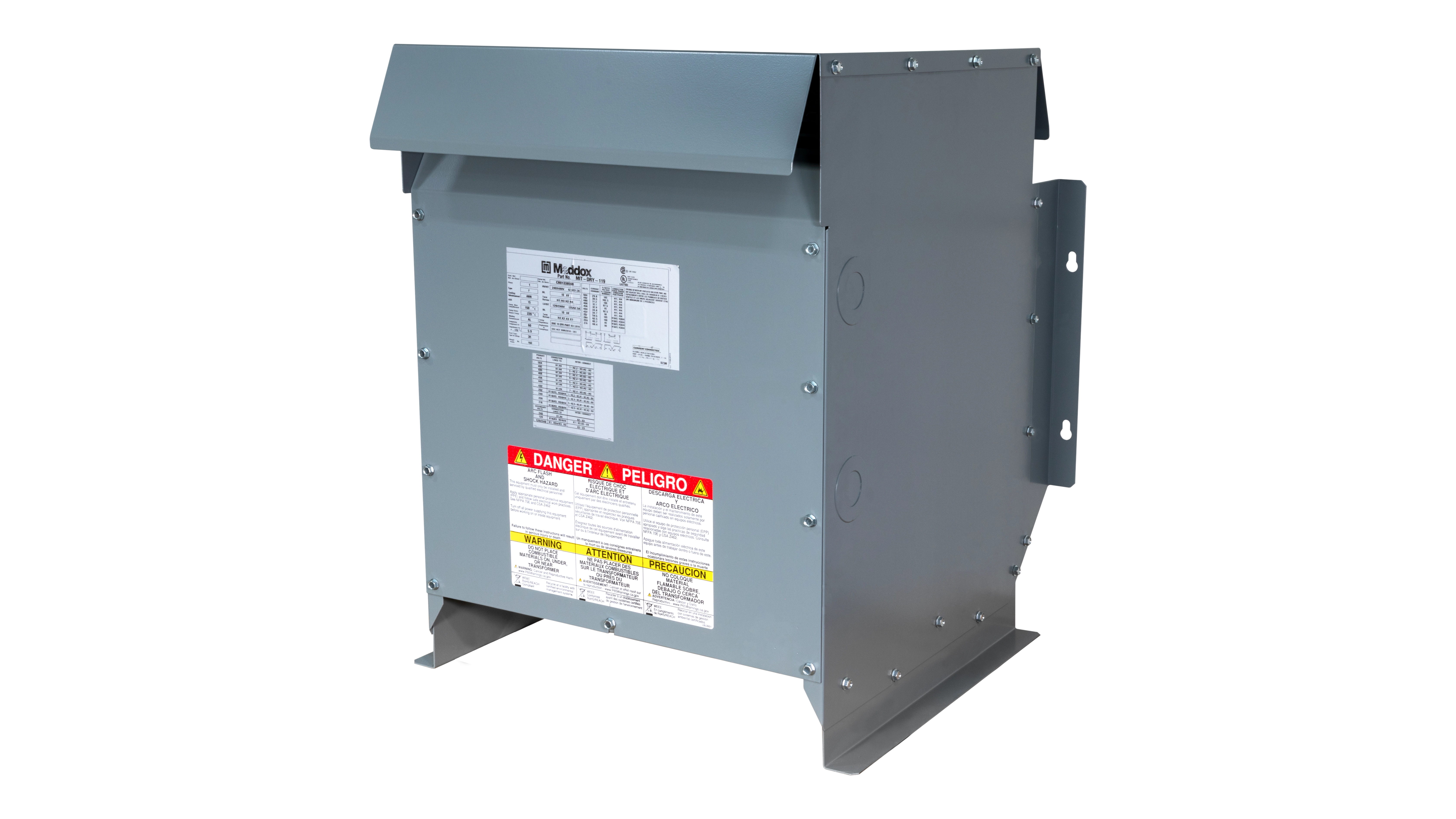 Maddox 15k Transformer Right 15kVA Split-Phase Transformer