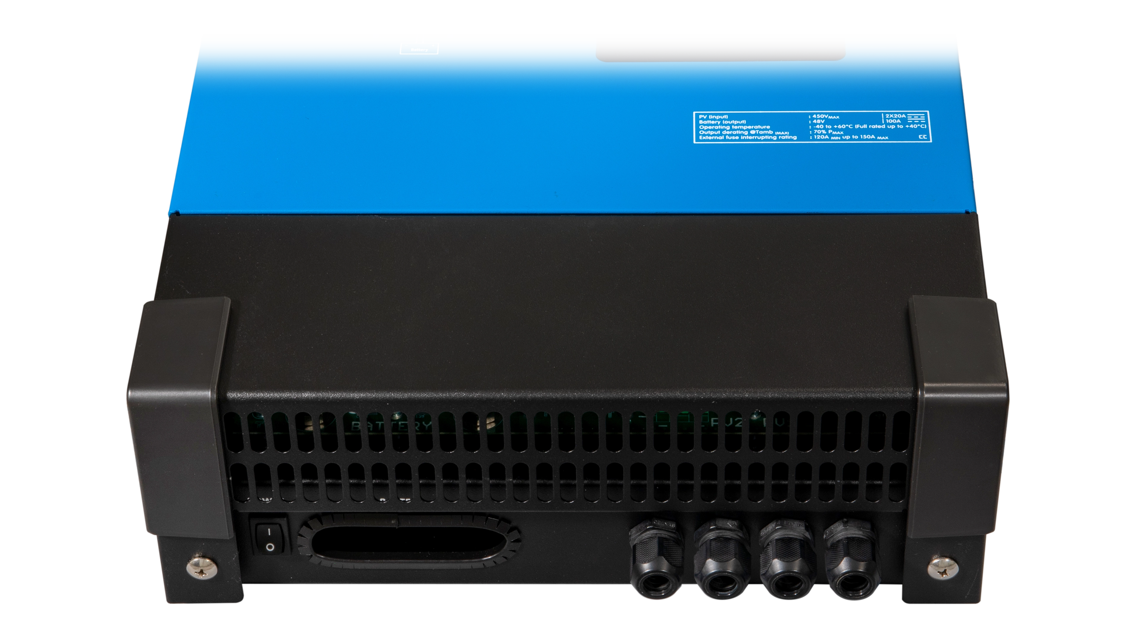 MPPT RS 450-100-Tr Victron MPPT RS 450V 100A Charge Controller Bottom