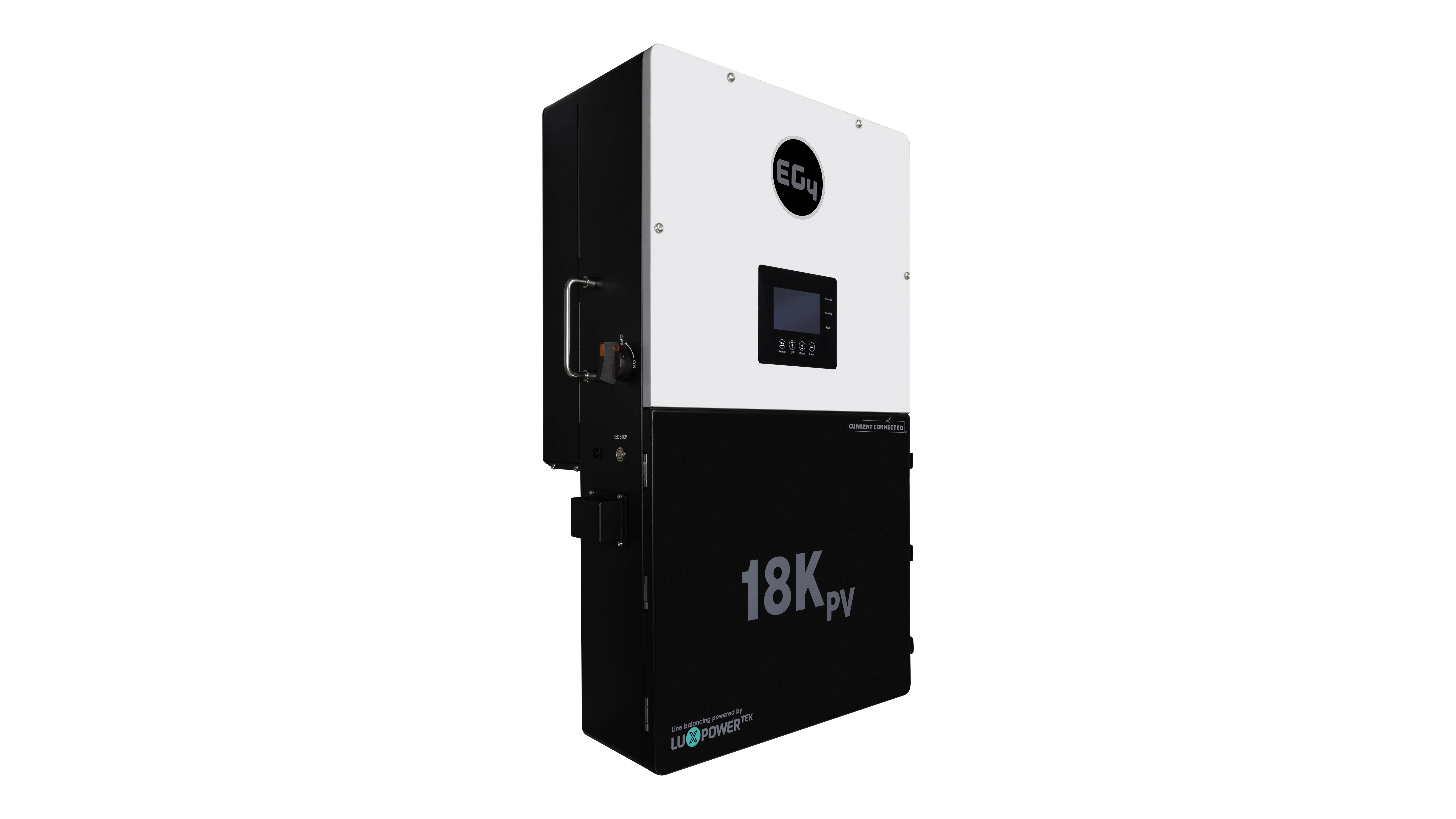 EG4 18kPV – 48V 12kW All-in-One Hybrid Inverter EG4INV18KPV00 ISO - Left