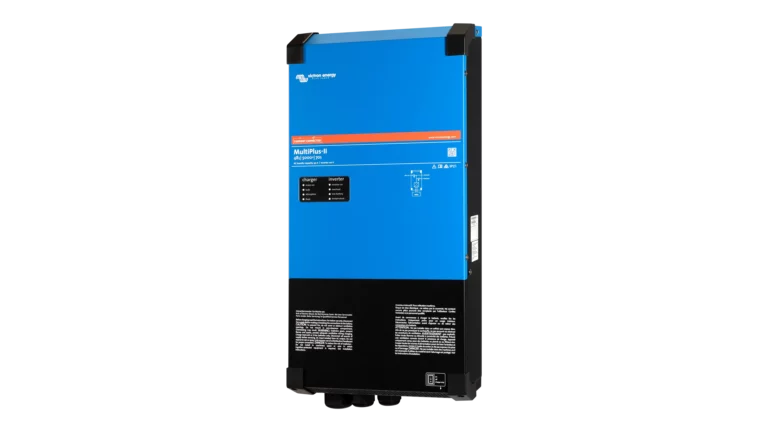 High quality photo of the Victron Energy - PMP482505110 - 48V MultiPlus-II 5kVA 120V Inverter-70A Charger - Right View. Photographed by Current Connected