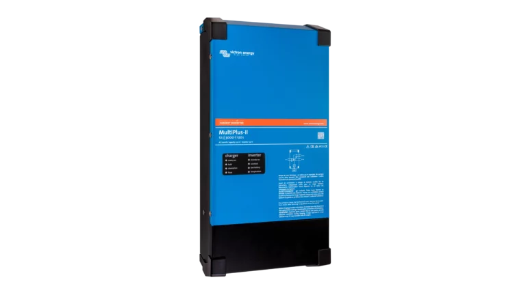 Victron Energy 12V MultiPlus-II 3kVA 120V Inverter 120A Charger (UL). This is a Left view display of the inverter by Victron Energy with no background.