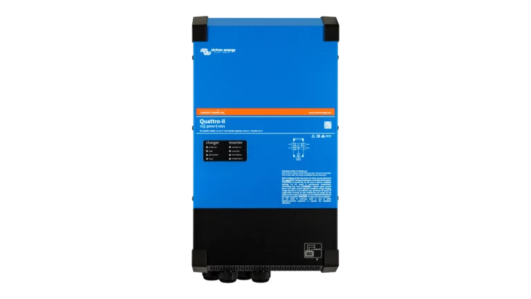 Victron Energy Quattro-II 12V 3kVA 2x120V Inverter 120A Battery Charger, 120/240V Passthrough