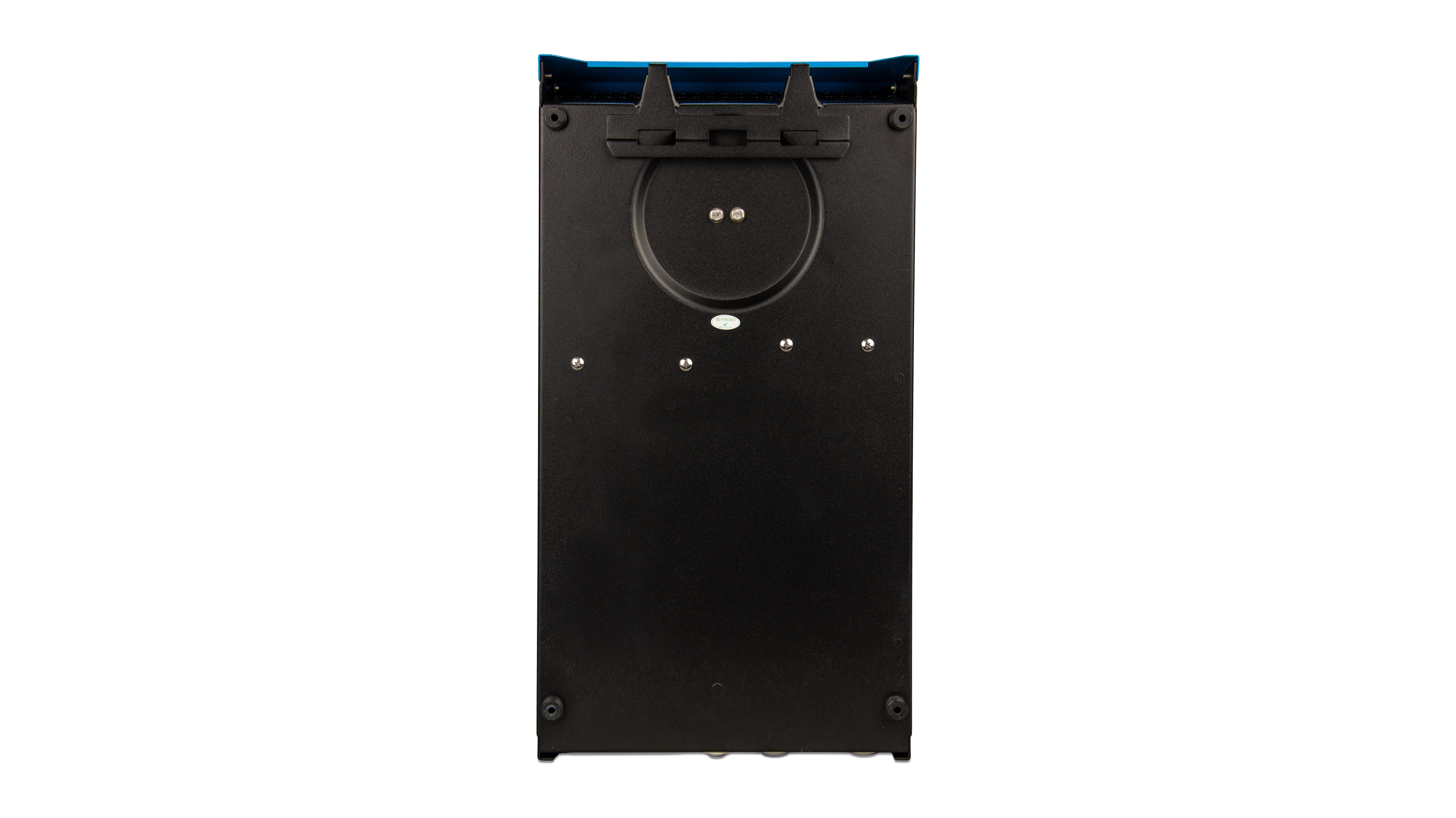 Victron Energy 12V Quattro-II 3kVA 2x120V Inverter 120A Charger. This is a Back View display of the inverter by Victron Energy with no background.