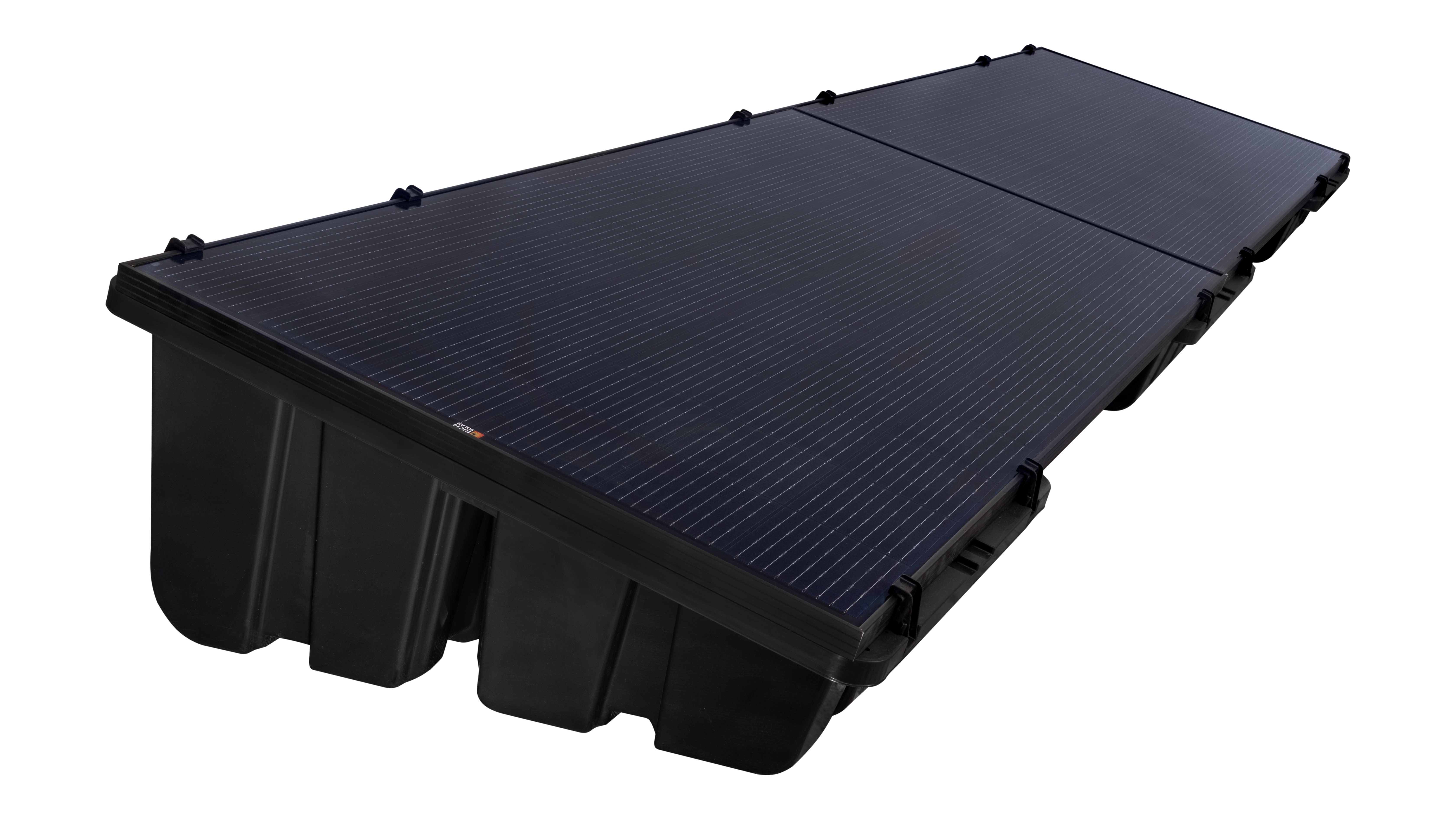 Ballast Mount With Panels Solar Panel Ground Mounts