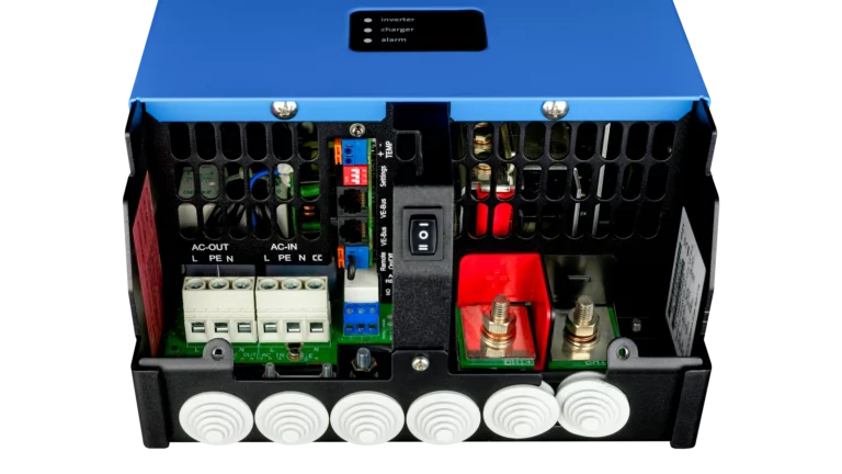Victron Energy 48V MultiPlus 2kVA 120V Inverter 25A Charger. This is a Internal view display of the inverter by Victron Energy with no background.