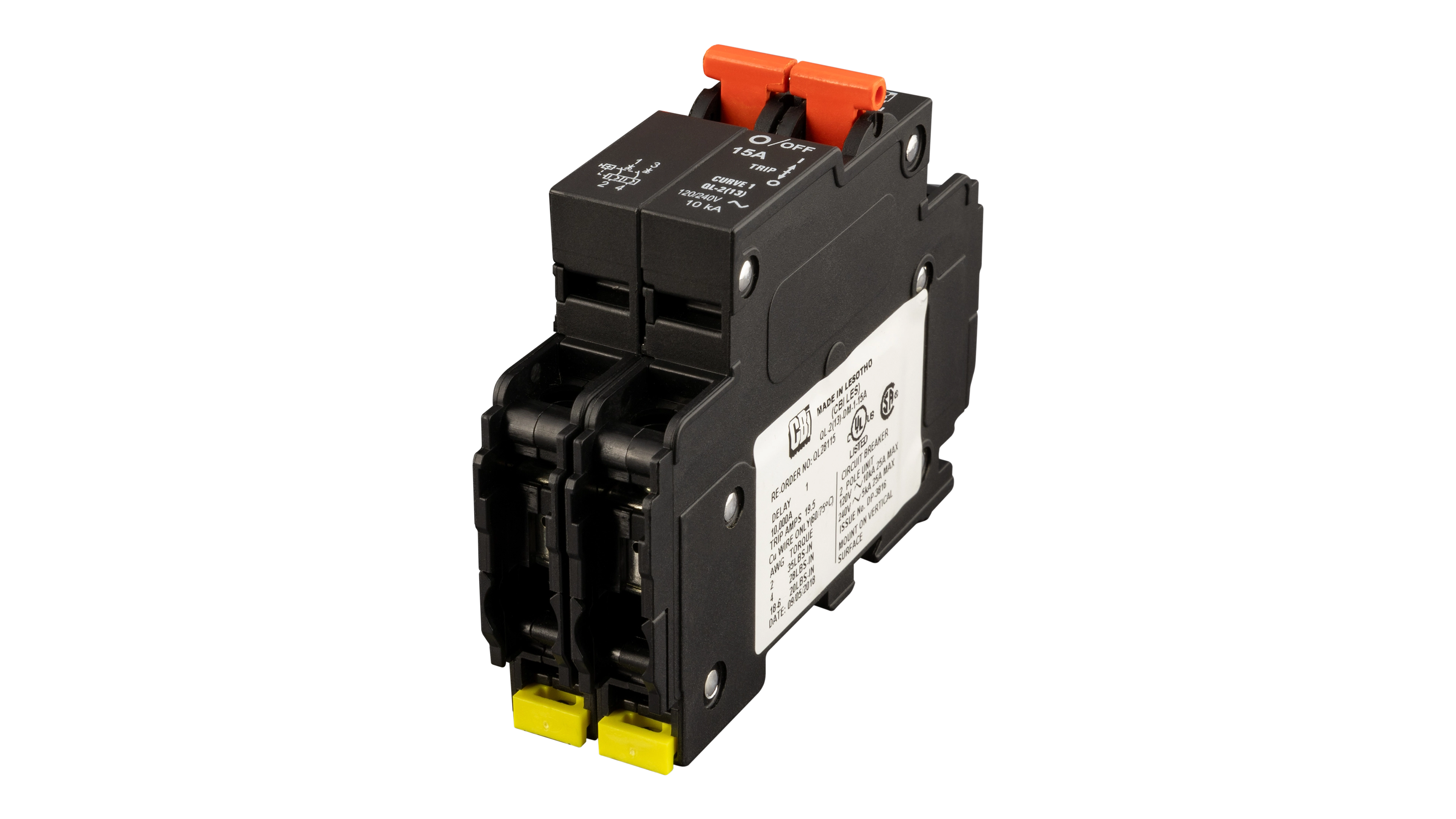 Single Pair ISO copy MNEAC-2P circuit breakers