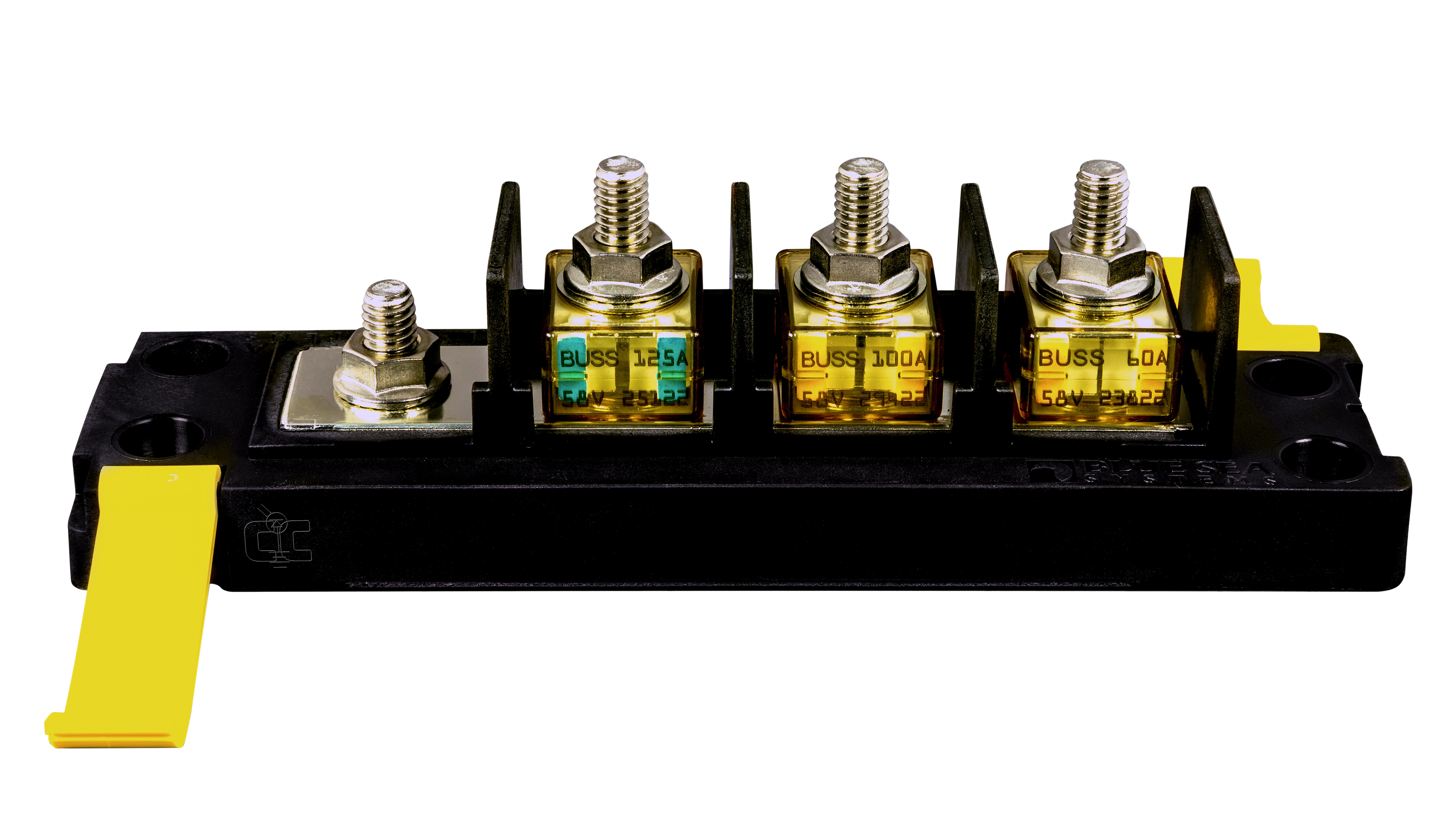 1-3 Pole Fuse Bar Front with Fuses
