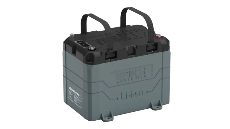 Epoch 12V 100Ah 1.28kWh Marine Battery - Lithium Trolling Motor Battery