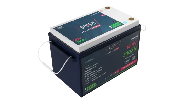 Epoch 12V 300Ah Heated & Bluetooth LiFePO4 Battery - Epoch Essentials