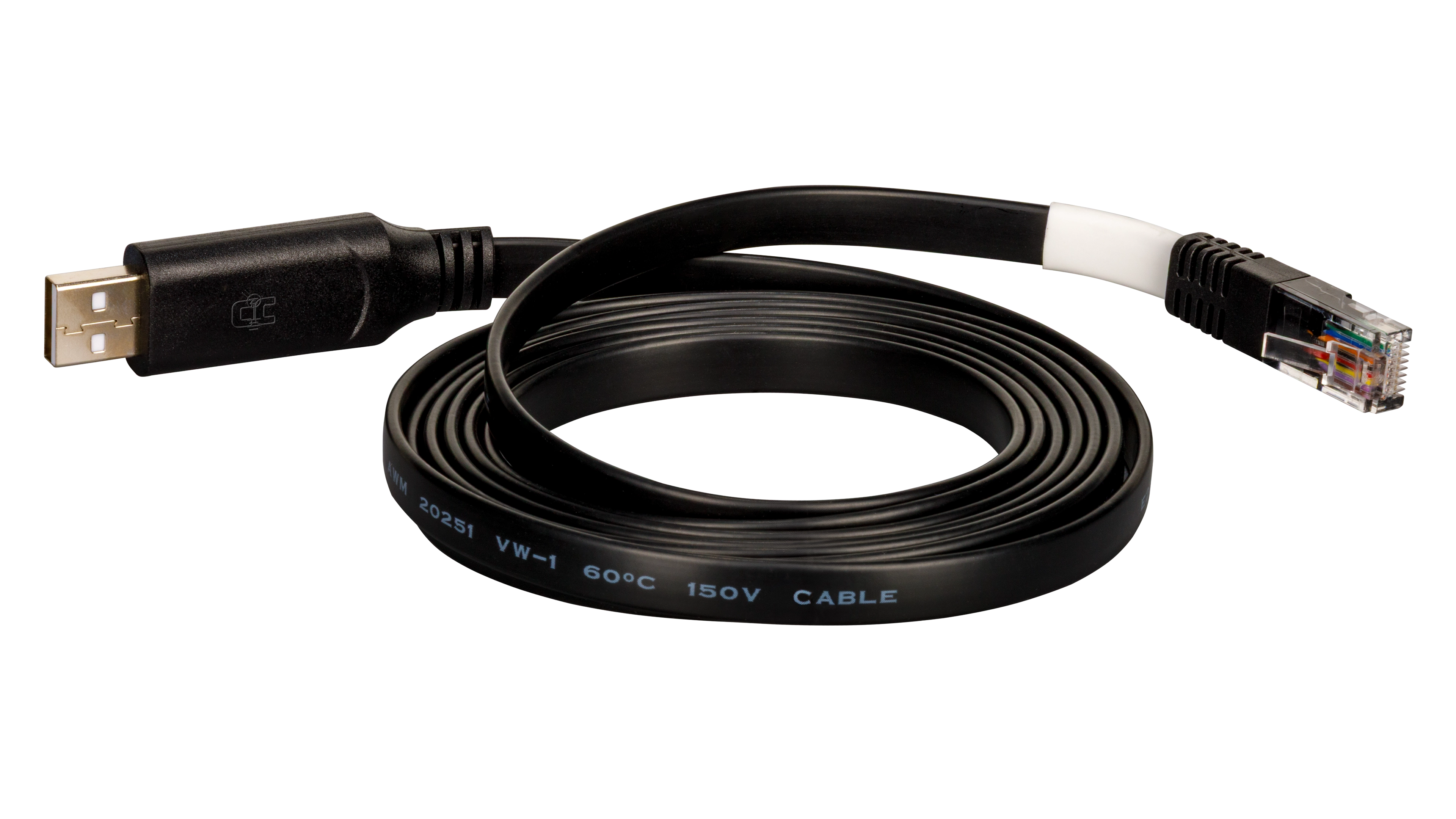 High quality photo of the EG4 - EG4SPRS485RWCLPLL - USB Read/Write Cable - Front View. Photographed by Current Connected