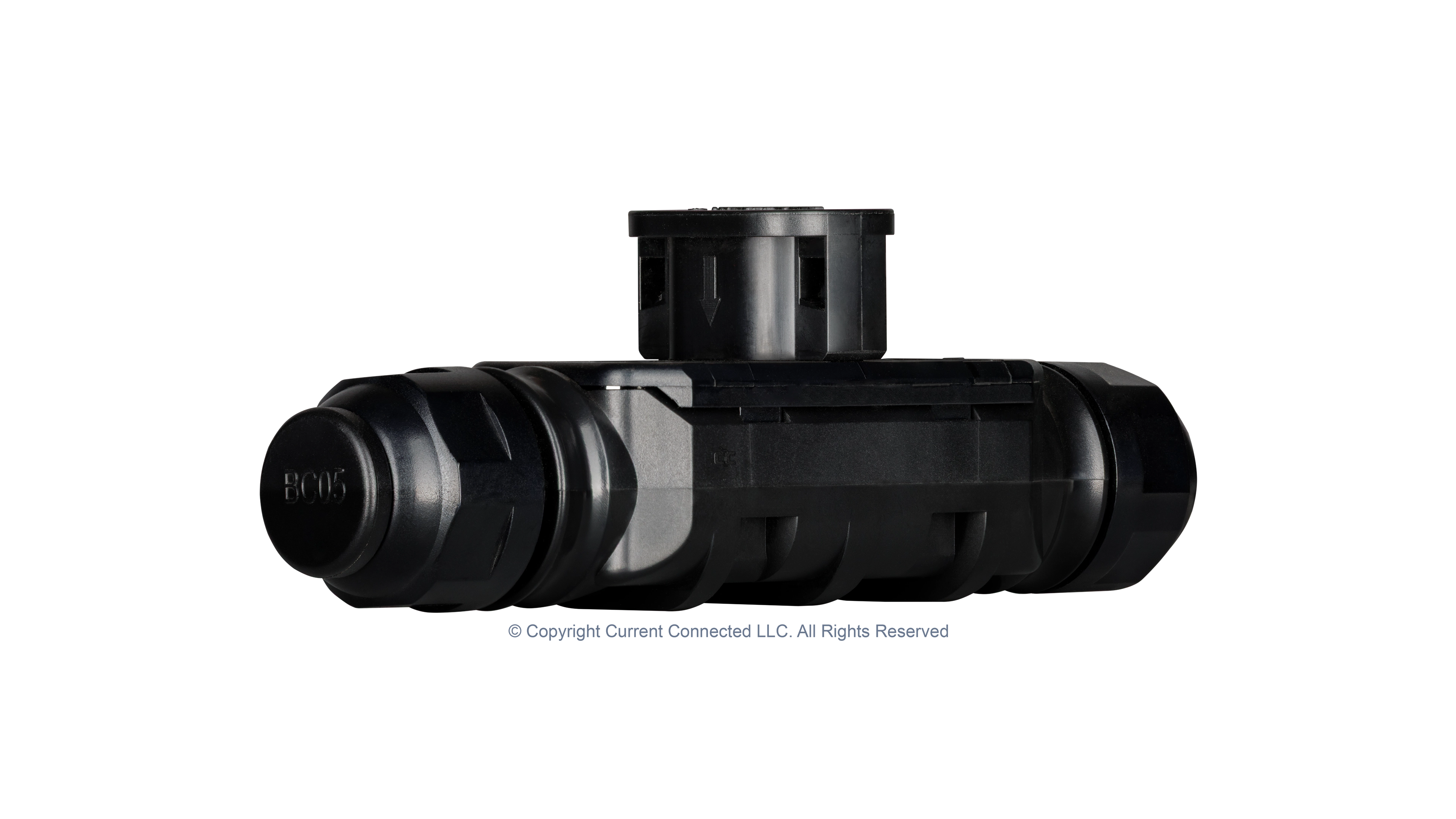 High quality photo of the Aptos - 1504016 - AC Trunk Cable 12G AC TRUNK CABLE - Angled View With Cap. Photographed by Current Connected