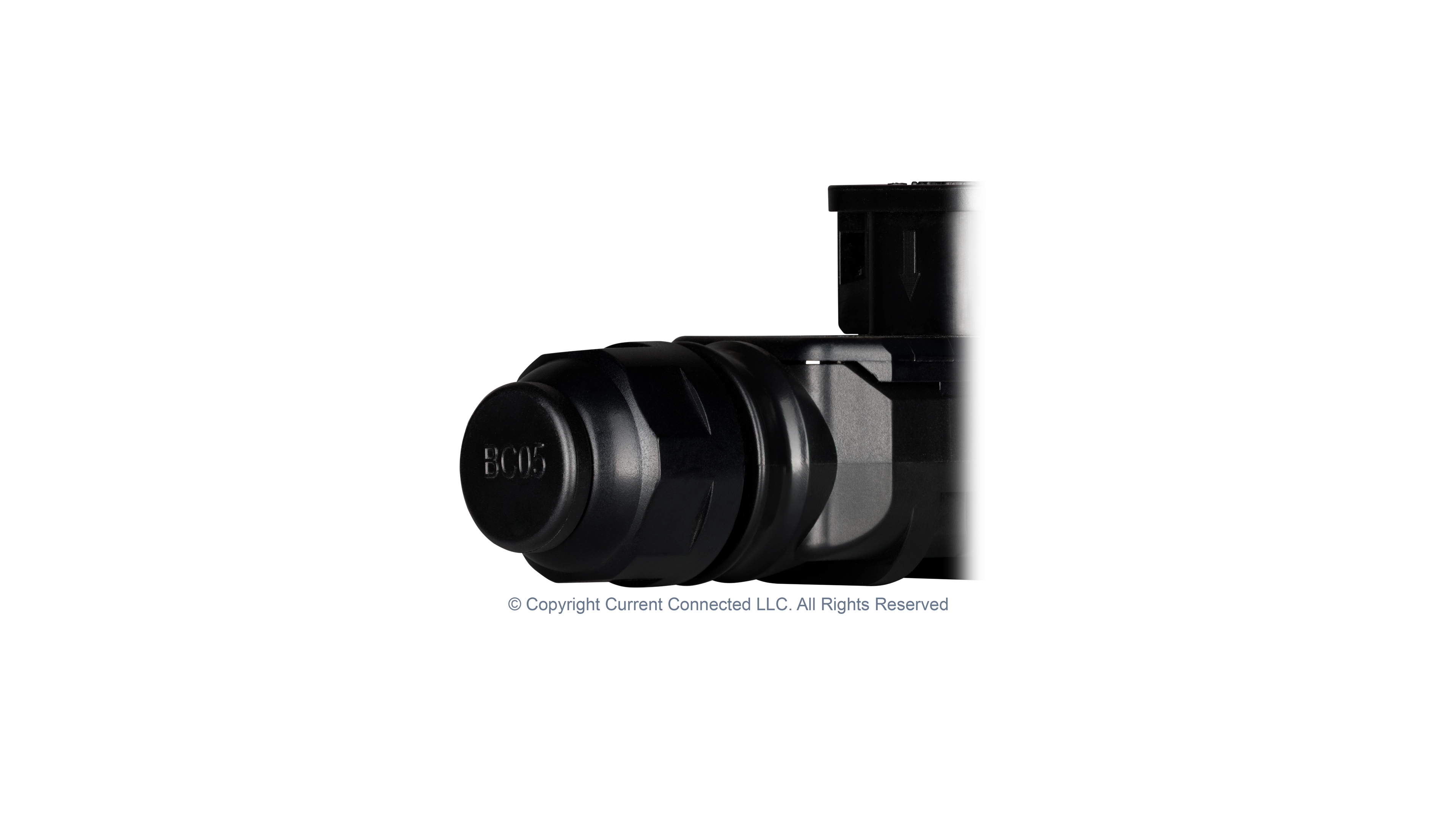 High quality photo of the Aptos - 1504016 - AC Trunk Cable 12G AC TRUNK CABLE - Half View With Cap. Photographed by Current Connected