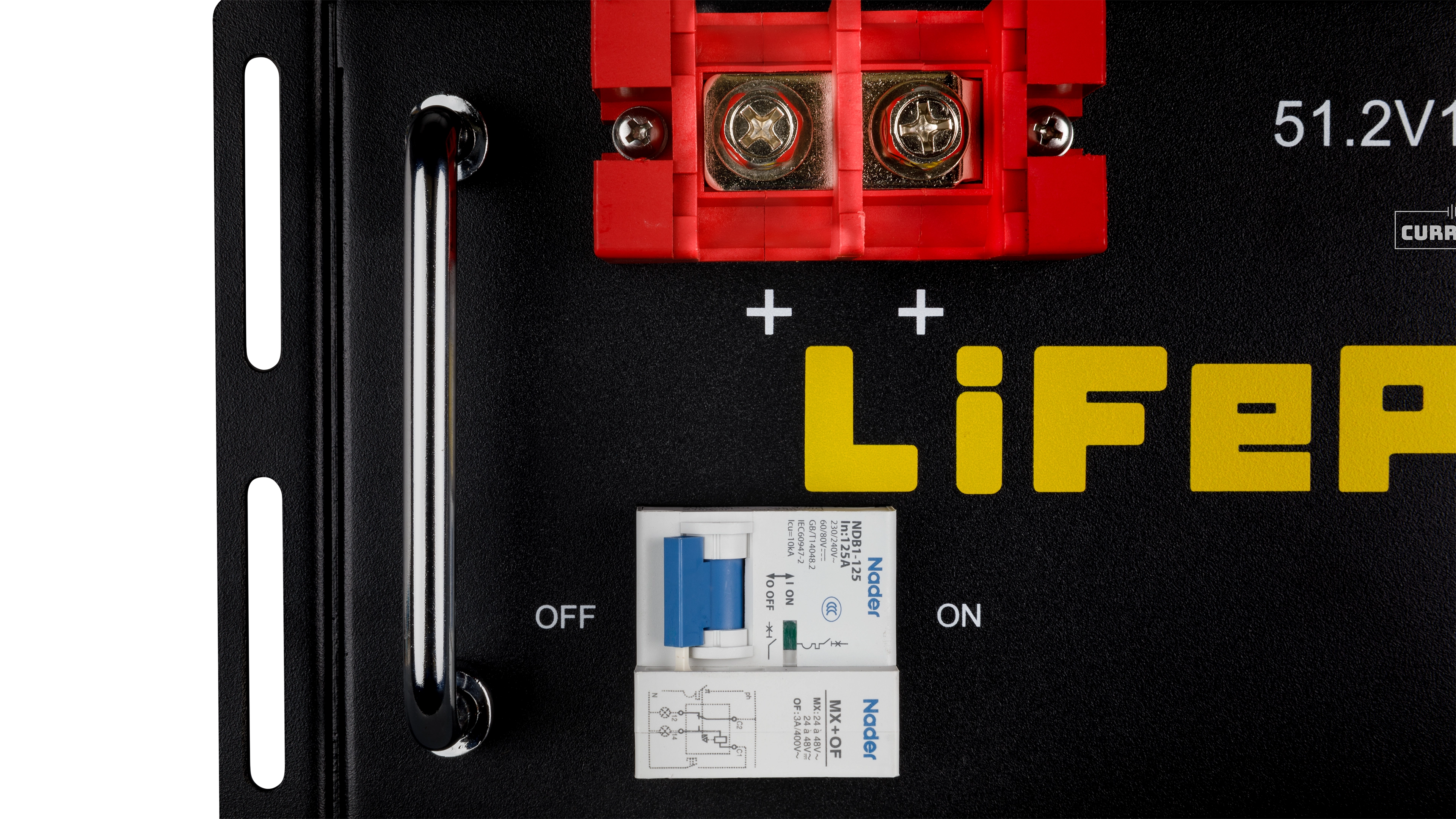 EG4LP48V100A EG4 LiFePOWER4 Breaker and Terminal
