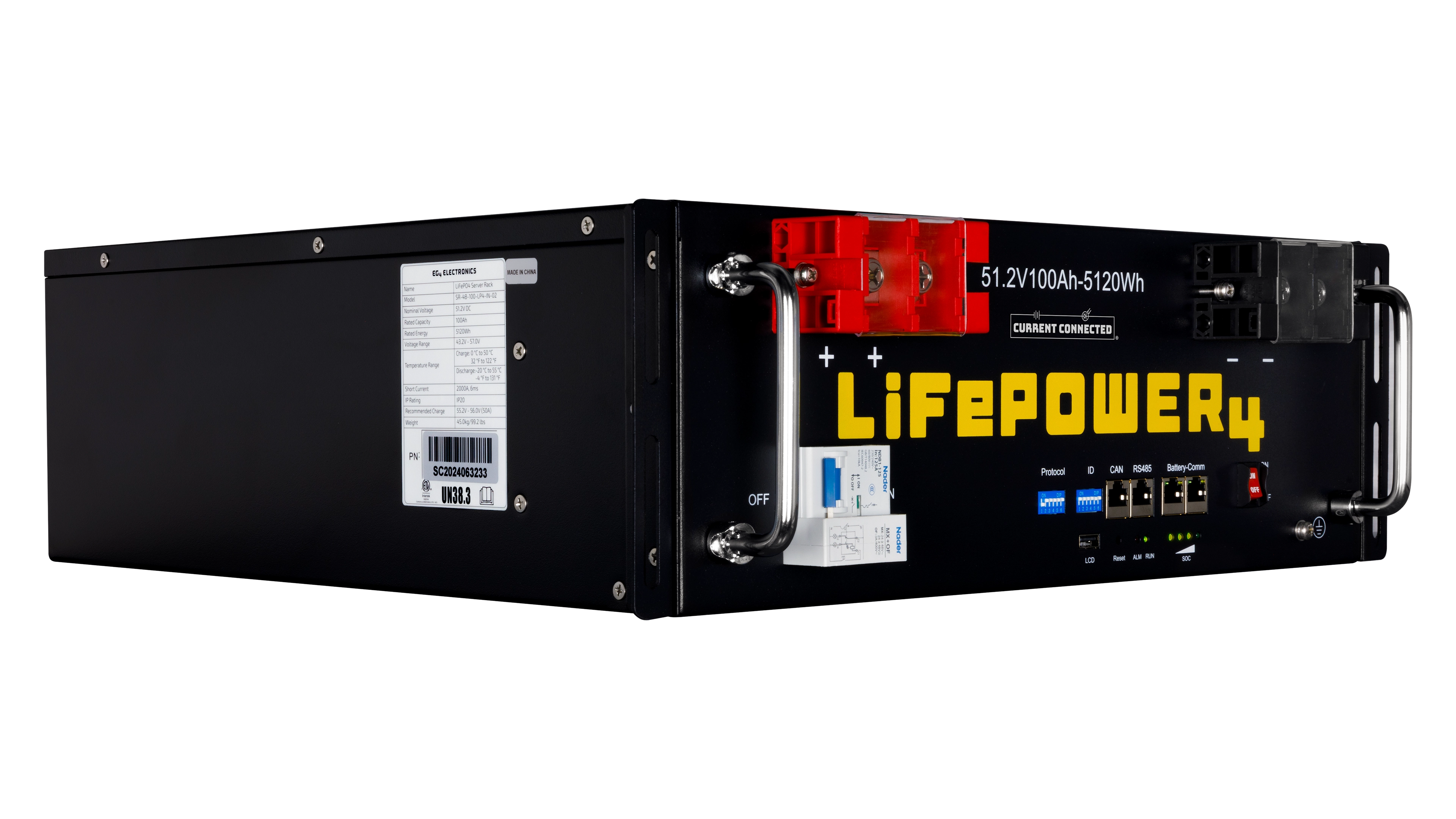 EG4LP48V100A EG4 LiFePOWER4 Left ISO