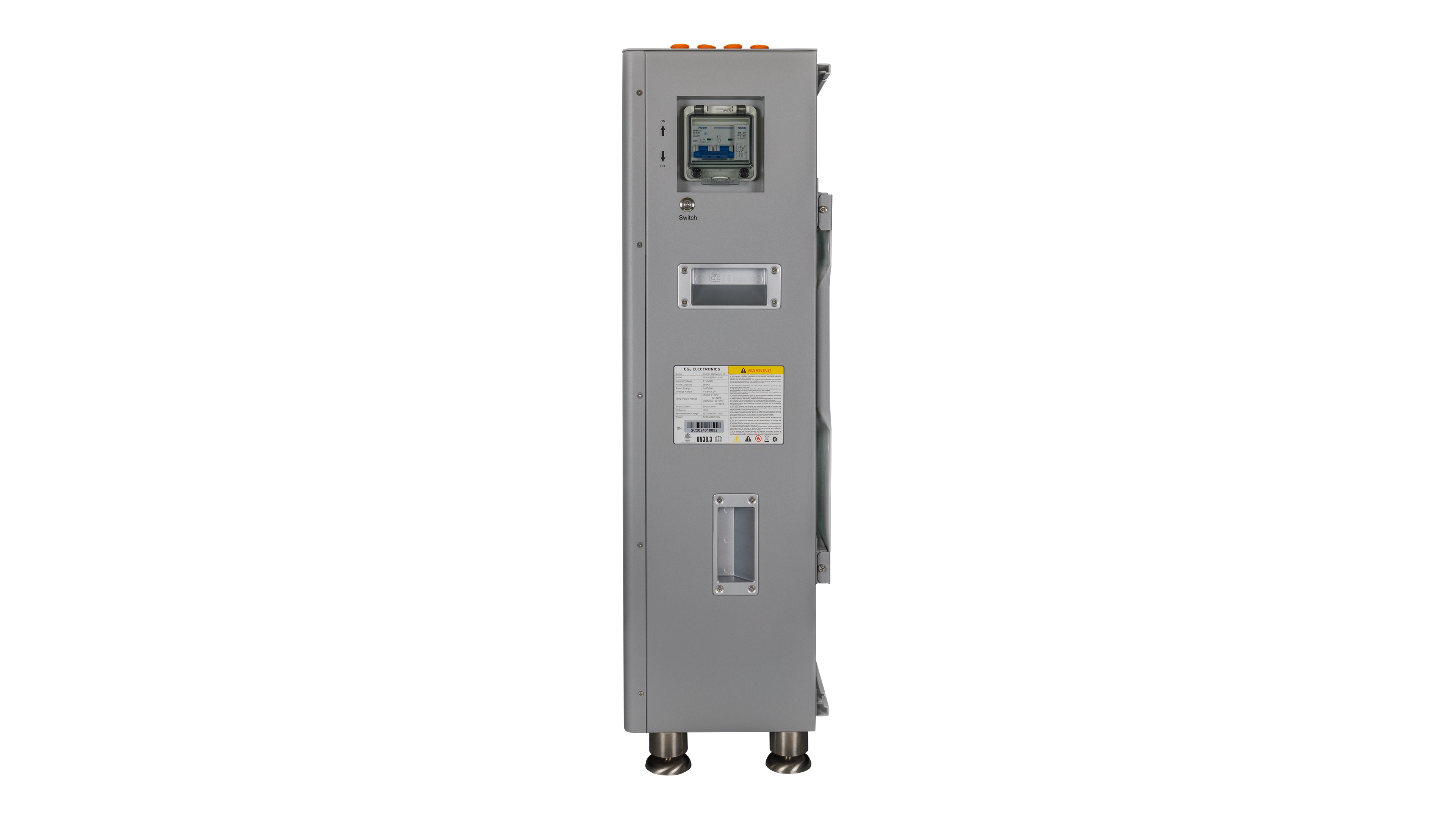 Wall Mount 48V 280Ah Side