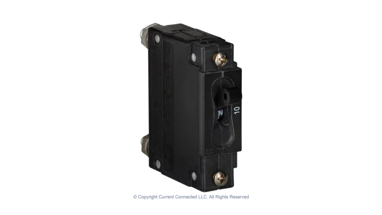 High quality photo of the Midnite Solar - MNEDC10 - 150VDC 120Vac Non-Polarized Panel Mount Breakers 10A. Photographed by Current Connected.