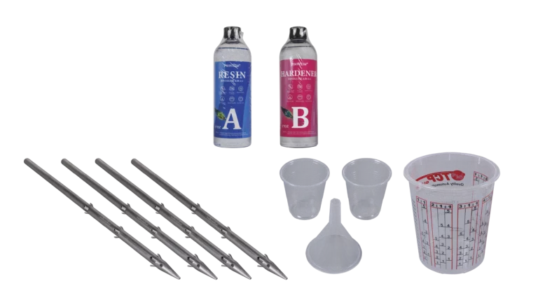 IntegraRack IR AnchorSpike Mounting Kit, Epoxy and Hollow Spike Kit for Securing IntegraRack IR Series Solar Panel Frames