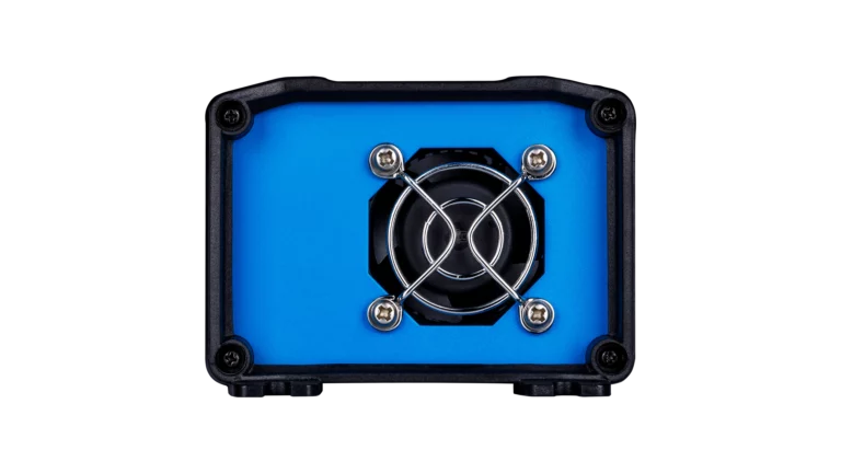 High quality photo of the Victron - ORI241270020 - Orion IP67 2412 70A Converter 30-30 - End View. Photographed by Current Connected