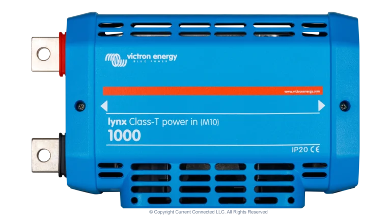 High quality photo of the Victron - LYN060404010 - Lynx Class-T Power In Power Distribution System M10 - Top View. Photographed by Current Connected
