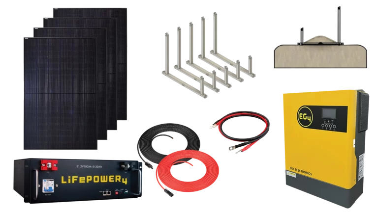 Complete EG4 Off-Grid TinyHome Solar Installation Kit