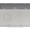 High quality photo of the Midnite Solar - MNTRANSITION - Transition Box - Bottom View. Photographed by Current Connected