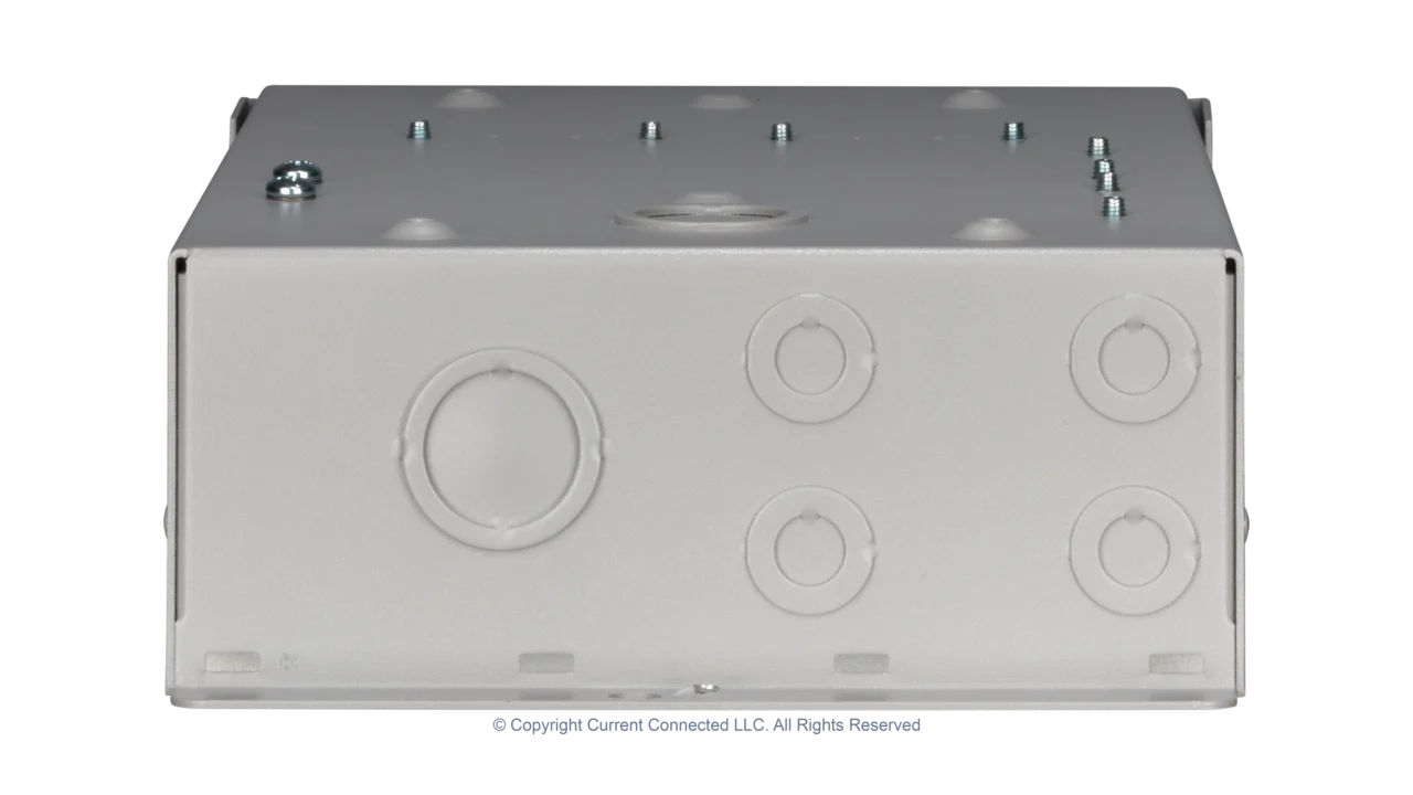 High quality photo of the Midnite Solar - MNTRANSITION - Transition Box - Bottom View. Photographed by Current Connected