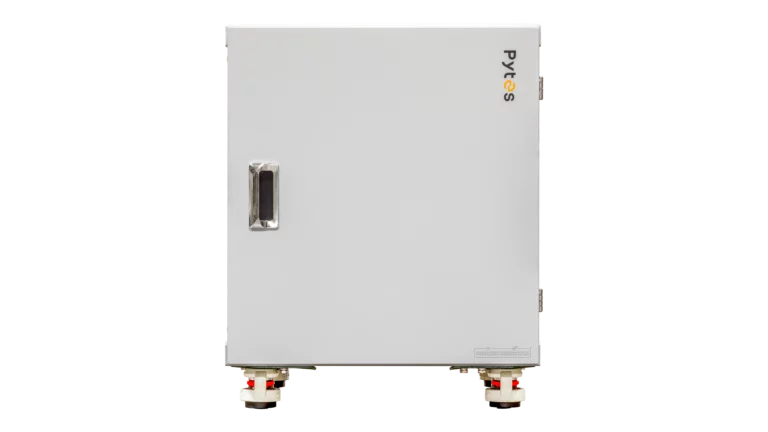 Pytes V-Box-IC Stackable Indoor 3-Slot Battery Rack for Pytes V5 Lithium Batteries, Galvanized Steel