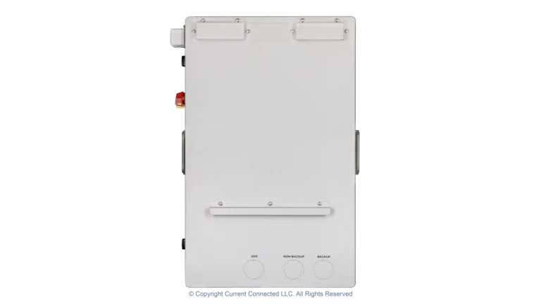 High quality photo of the EG4 - EG4MID2P200AV2.1 - GridBOSS Microgrid Interconnect Device (MID) - Back View. Photographed by Current Connected