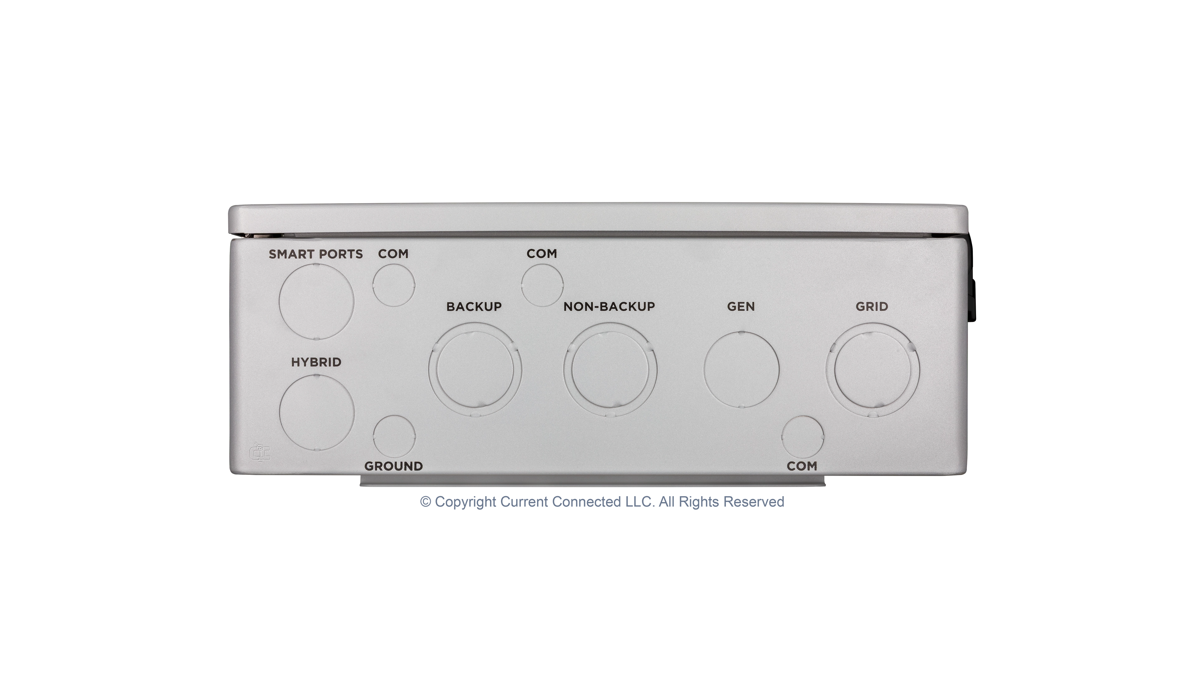 EG4 - EG4MID2P200AV2.1 - GridBOSS Microgrid Interconnect Device (MID) - Bottom View High quality photo of the EG4 - EG4MID2P200AV2.1 - GridBOSS Microgrid Interconnect Device (MID) - Bottom View. Photographed by Current Connected