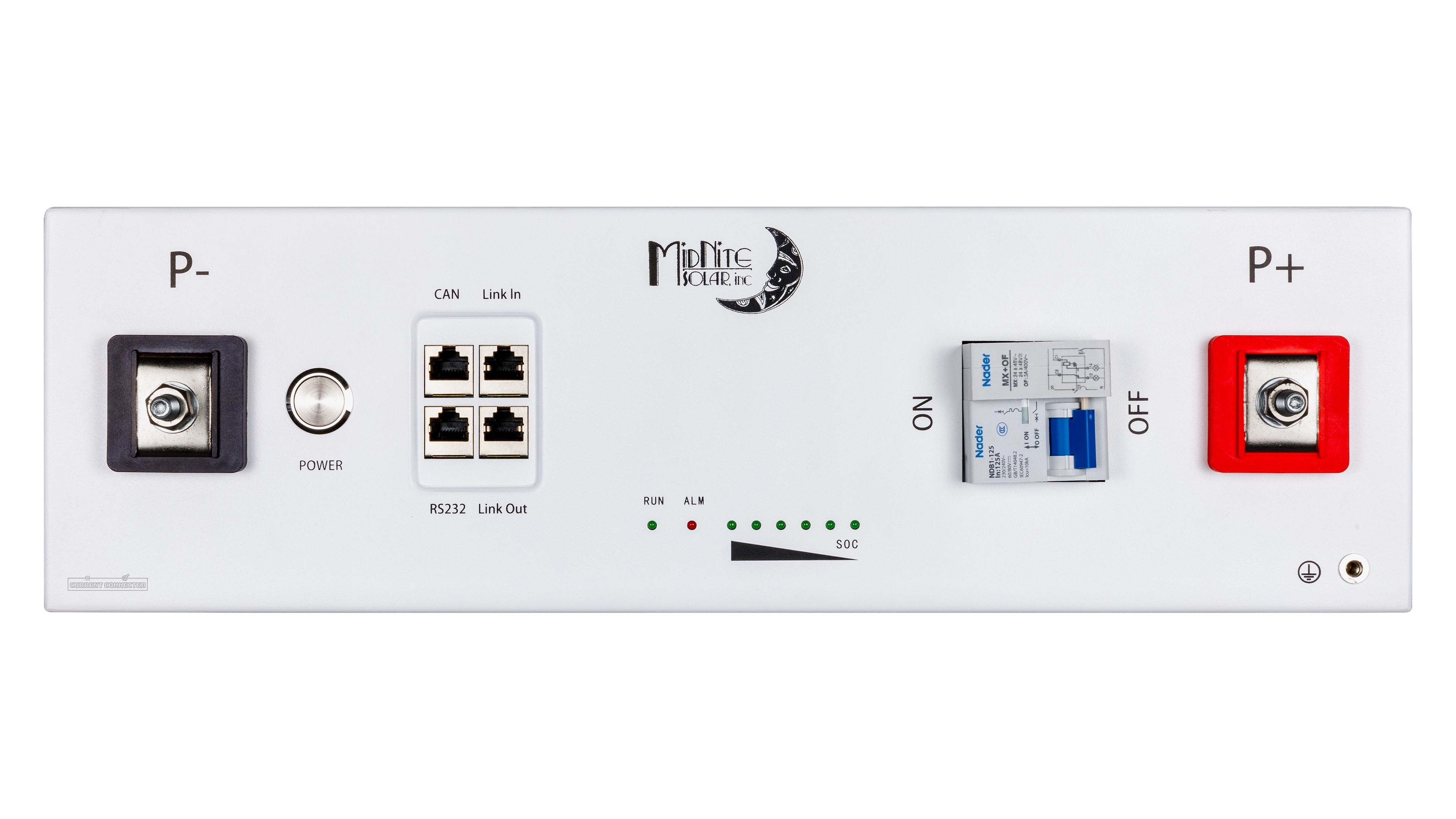 Midnite PowerFlo Battery 5kWh 3U Front Terminals Uncov