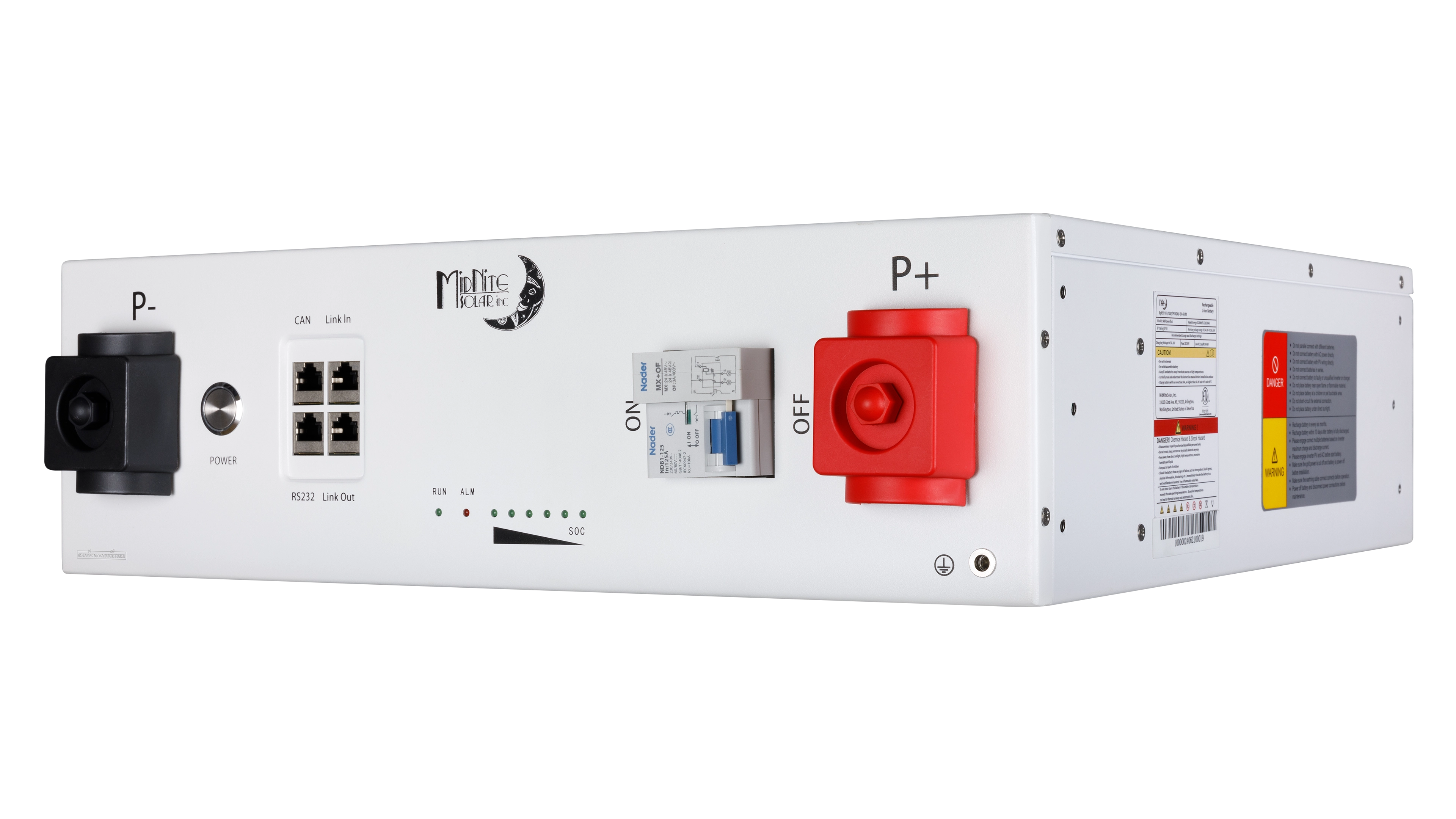 Midnite PowerFlo Battery 5kWh 3U Right
