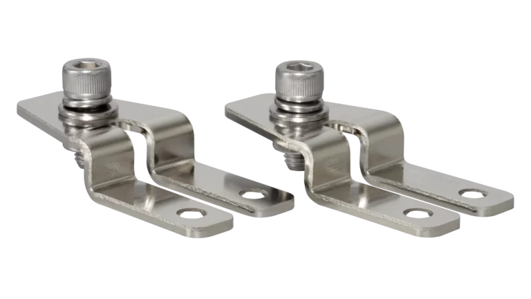 Pytes V-BusBar Pair for Sol-Ark 15K Hybrid Inverter Battery Connection, Consolidates Dual Terminals into Single Terminal Connection
