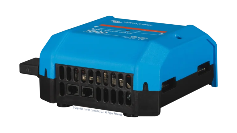 High quality photo of the Victron - LYN040102110 - Lynx Shunt VE - Angled Right View. Photographed by Current Connected