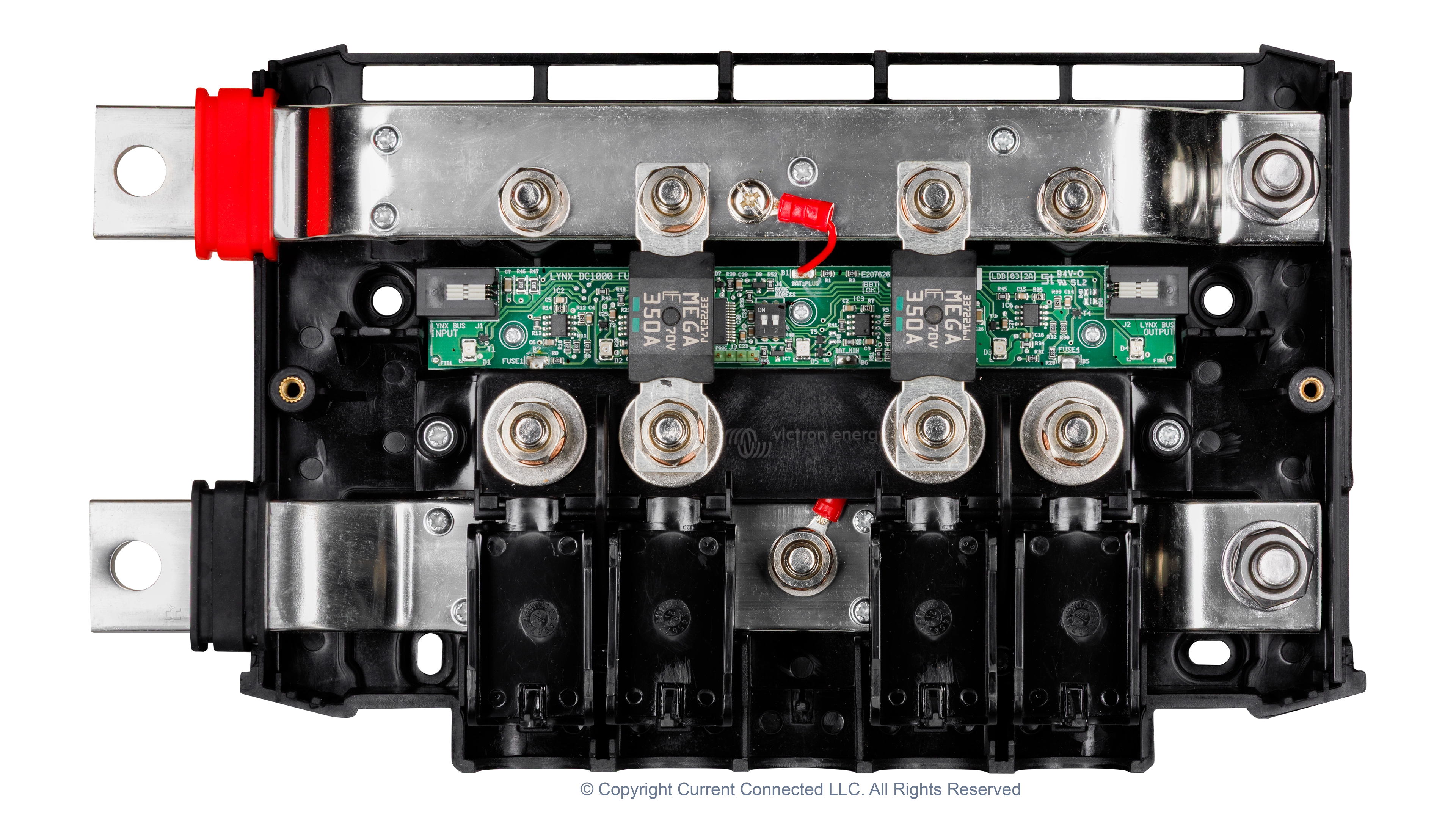 High quality photo of the Victron - LYN020102010 - Lynx Power In - Power Distribution System M10 - Internal. Photographed by Current Connected