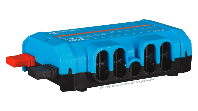 High quality photo of the Victron - LYN060102010 - Lynx Distributor - Power Distribution System M10 - Angled Left View. Photographed by Current Connected