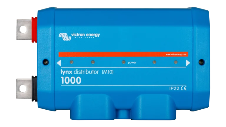 High quality photo of the Victron - LYN060102010 - Lynx Distributor - Power Distribution System M10 - Top View. Photographed by Current Connected