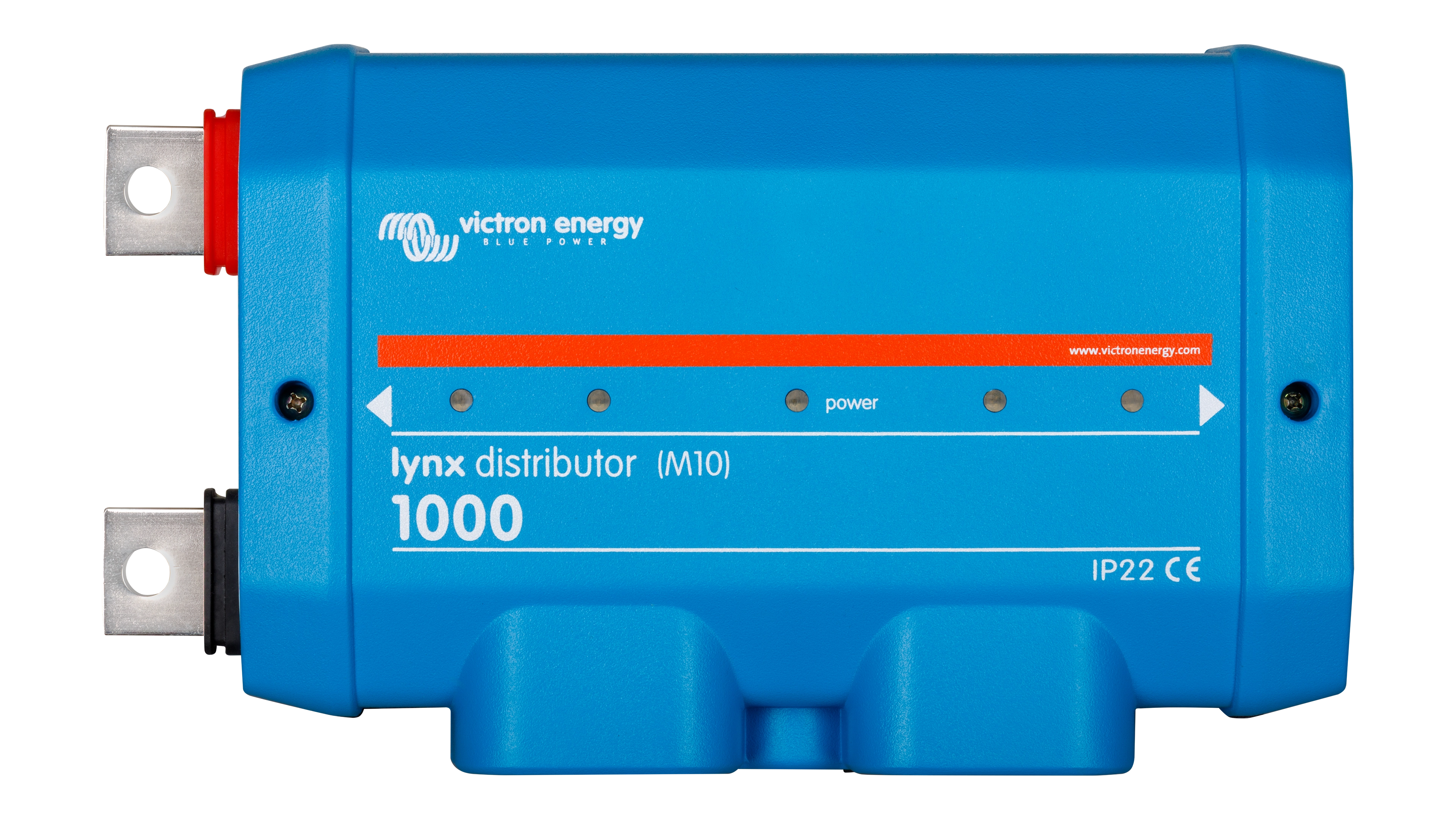 High quality photo of the Victron - LYN060102010 - Lynx Distributor - Power Distribution System M10 - Top View. Photographed by Current Connected