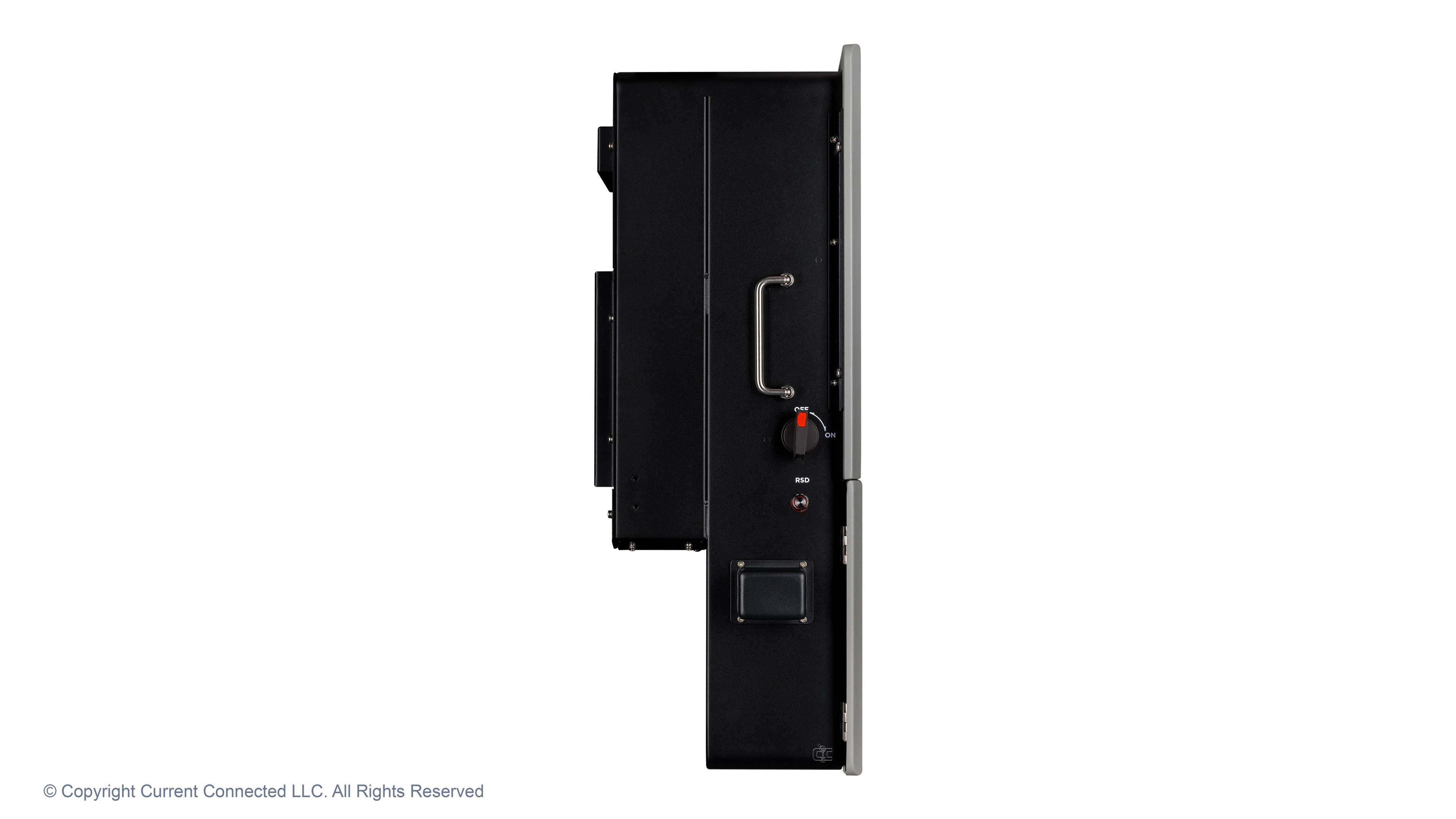 EG4 - EG4B3S1GBBRKR90AV1 - FlexBOSS21 Hybrid Inverter - Left View High quality photo of the EG4 - EG4B3S1GBBRKR90AV1 - FlexBOSS21 Hybrid Inverter - Left View. Photographed by Current Connected