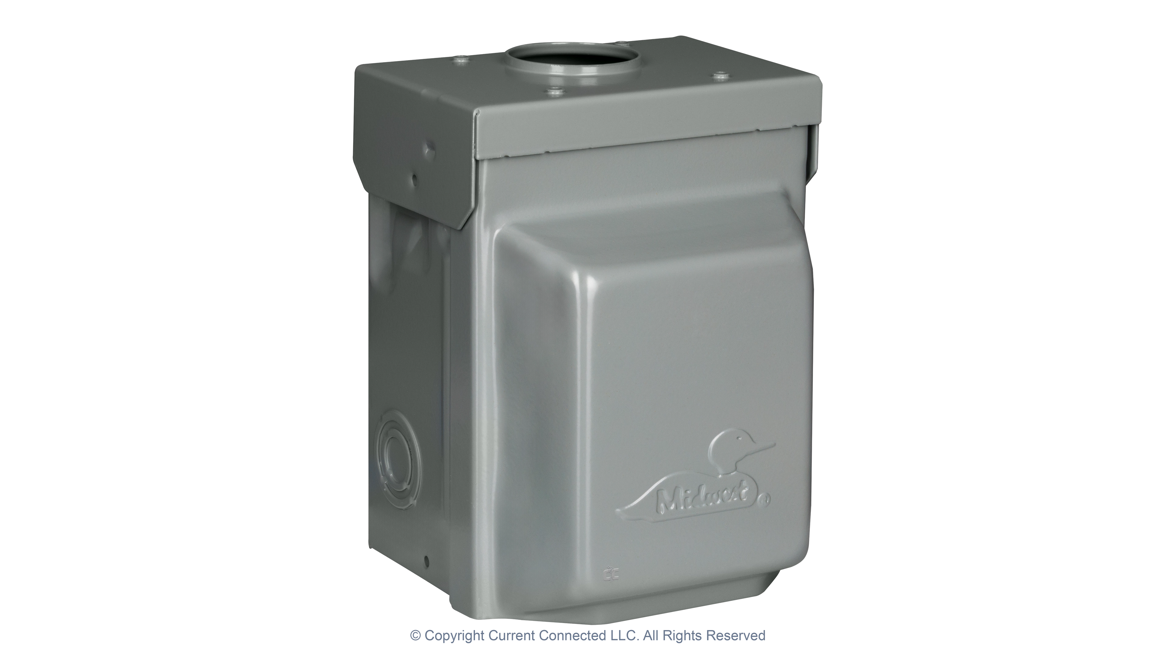 High quality photo of the Midwest - 784567575330 - 30A TT-30 Outdoor RV Outlet - ISO Left. Photographed by Current Connected